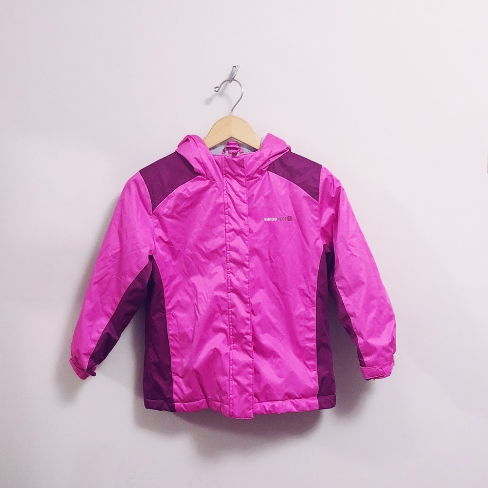 Girls 6X Swiss Tech Hooded Jacket.